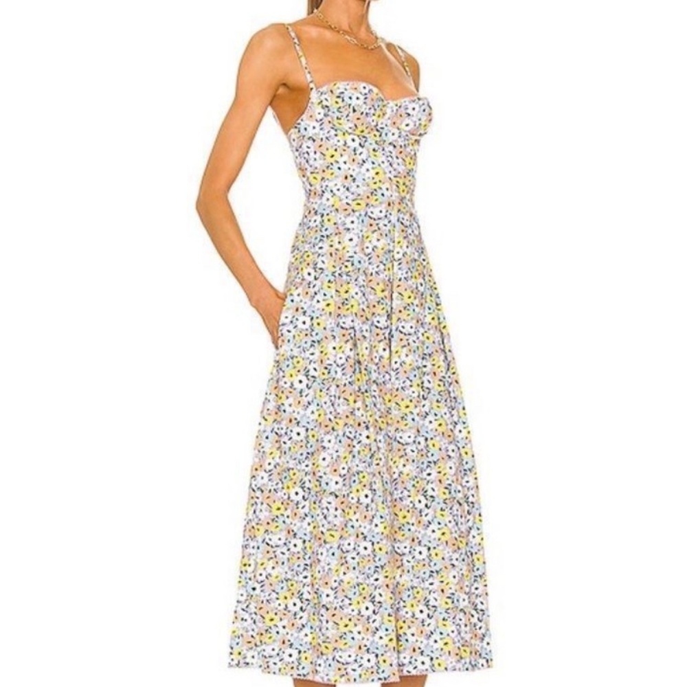 BNWT Agua by Agua Bendita Mambo La Finia Midi Dress - Picture 9 of 10